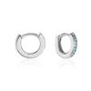 Histoire d'Or Creoles Rio Argent Blanc Oxydes De Zirconium