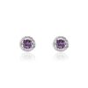 Histoire d'Or Boucles D'oreilles Puces Rio Argent Blanc Oxyde