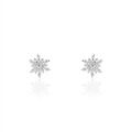 Histoire d'Or Boucles D'oreilles Puces Cyriac Argent Blanc Oxyde De Zirconium