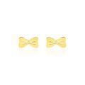 Boucles d'oreille sur Grenoble : Histoire d'Or Boucles D'oreilles Puces Evonne Noeud Or Jaune