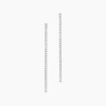 Histoire d'Or Boucles D'oreilles Pendantes Lou-anne Argent Blanc Oxyde De Zirconium