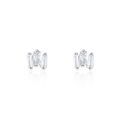 Histoire d'Or Boucles D'oreilles Puces Adria Argent Blanc Oxyde De Zirconium