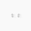 Histoire d'Or Boucles D'oreilles Puces Amani Argent Blanc Oxyde De Zirconium