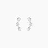 Histoire d'Or Boucles D'oreilles Puces Allegra Argent Blanc Oxyde De Zirconium