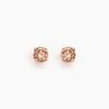 Histoire d'Or Boucles D'oreilles Puces Argent Rose Rio Santa Teresa Oxyde