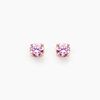Histoire d'Or Boucles D'oreilles Puces Rio Argent Rose Oxyde