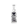 Pendentifs sur Grenoble : Histoire d'Or Pendentif Tiki Argent Blanc Onyx