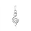 Histoire d'Or Pendentif Amelot Argent Blanc Oxyde De Zirconium