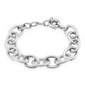 Bracelets sur Grenoble : Histoire d'Or Bracelet Aelia Maille Alternee Acier Blanc