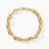 Histoire d'Or Bracelet Murano Acier Jaune