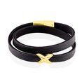 Histoire d'Or Bracelet Laetus Acier Jaune