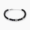 Histoire d'Or Bracelet Labhras Acier Blanc Agate