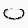 Histoire d'Or Bracelet Labhras Acier Blanc Agate