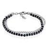 Histoire d'Or Bracelet Magalos Acier Blanc Onyx