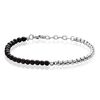 Histoire d'Or Bracelet Acier Blanc Christiano Onyx