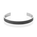Histoire d'Or Bracelet Jonc Ouvert Acier Bicolore Anderson