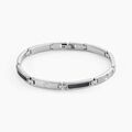 Bracelets sur Grenoble : Histoire d'Or Bracelet Patrick Acier Blanc