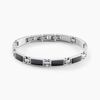 Histoire d'Or Bracelet Arnaud Acier Blanc