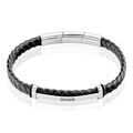 Bracelets sur Grenoble : Histoire d'Or Bracelet Moris Acier Blanc Oxyde De Zirconium