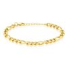 Histoire d'Or Bracelet Maille Acier Dor&eacute; Virgil