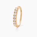 Histoire d'Or Bague Isee Plaqu&eacute; Or Jaune Oxyde De Zirconium