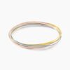 Histoire d'Or Bracelet Jonc Annie-france Plaqu&eacute; Or Tricolore