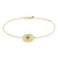 Histoire d'Or Bracelet Hugolin Plaqu&eacute; Or Aventurine