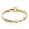 Histoire d'Or Bracelet Violette Plaqu&eacute; Or Jaune