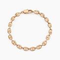 Bracelets sur Grenoble : Histoire d'Or Bracelet William Plaqu&eacute; Or Jaune