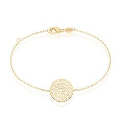 Histoire d'Or Bracelet Celso Plaqu&eacute; Or Jaune
