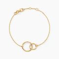 Bracelets sur Grenoble : Histoire d'Or Bracelet Nacha Plaqu&eacute; Or Jaune