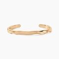 Bijoux sur Grenoble : Histoire d'Or Bracelet Jonc Organic Plaqu&eacute; Or Jaune