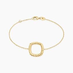 Histoire d'Or Bracelet Monifa Plaque Or Jaune