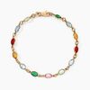 Histoire d'Or Bracelet Ilvaae Plaqu&eacute; Or Jaune Pierre De Synthese