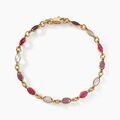 Histoire d'Or Bracelet Ilvaae Plaqu&eacute; Or Jaune Pierre De Synthese
