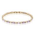Histoire d'Or Bracelet Luteciaae Plaqu&eacute; Or Jaune Oxyde De Zirconium