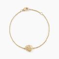 Histoire d'Or Bracelet Jonc Iwaki Plaqu&eacute; Or Jaune Oxyde De Zirconium