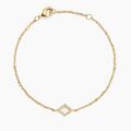 Bracelets sur Grenoble : Histoire d'Or Bracelet Brody Plaqu&eacute; Or Jaune Oxydes De Zirconium