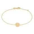Histoire d'Or Bracelet Carmina Plaqu&eacute; Or Jaune Oxyde De Zirconium