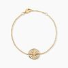 Histoire d'Or Bracelet Maria-carmen Plaqu&eacute; Or Jaune Oxyde De Zirconium