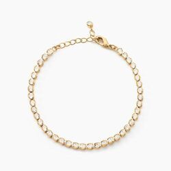 Histoire d'Or Bracelet Maryannick Plaqu&eacute; Or Jaune Oxyde De Zirconium