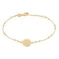 Bracelets sur Grenoble : Histoire d'Or Bracelet Artea Plaqu&eacute; Or Jaune Oxyde De Zirconium