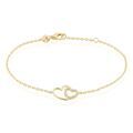 Histoire d'Or Bracelet Alexandra Plaqu&eacute; Or Jaune Oxyde De Zirconium
