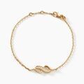 Bracelets sur Grenoble : Histoire d'Or Bracelet Ishaae Plaqu&eacute; Or Jaune Oxyde De Zirconium