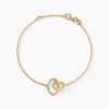 Histoire d'Or Bracelet Kimberlie Plaqu&eacute; Or Jaune Oxyde De Zirconium