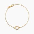 Histoire d'Or Bracelet Plaqu&eacute; Or Klaar Oxydes De Zirconium