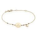Bracelets sur Grenoble : Histoire d'Or Bracelet Plaqu&eacute; Or Fulvian Oxyde De Zirconium