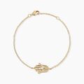 Histoire d'Or Bracelet Plaqu&eacute; Or Stijn Oxyde De Zirconium