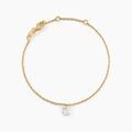 Histoire d'Or Bracelet Delma Plaqu&eacute; Or Jaune Oxyde De Zirconium