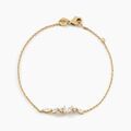 Histoire d'Or Bracelet Jardins D'hiver Plaqu&eacute; Or Jaune Oxyde De Zirconium